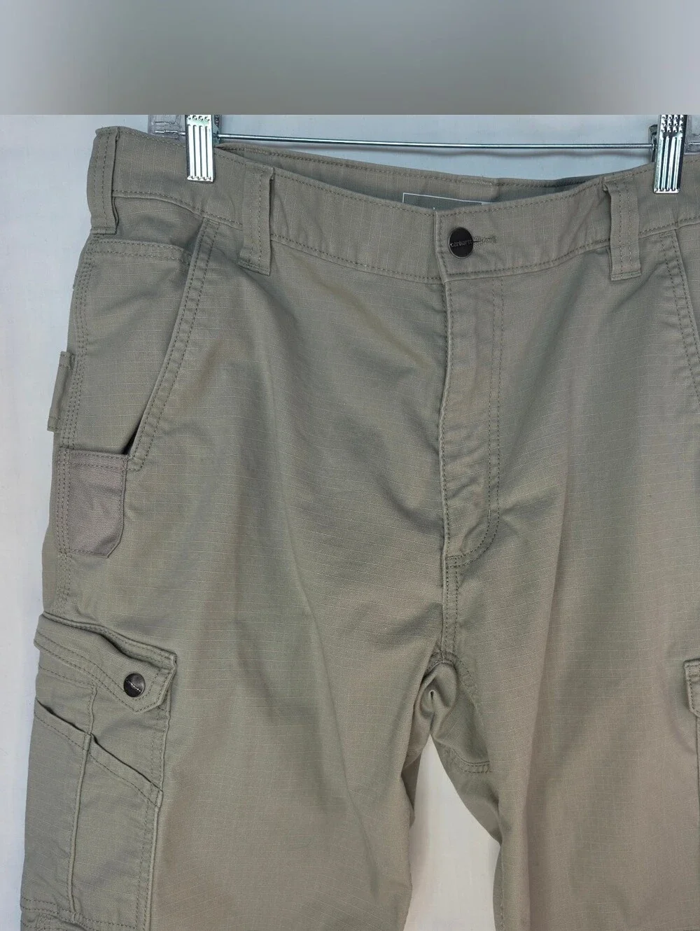 Carhartt Rugged Flex Relaxed Fit Ripstop Cargo Work Short Sz 38 BS4727-M NWOT